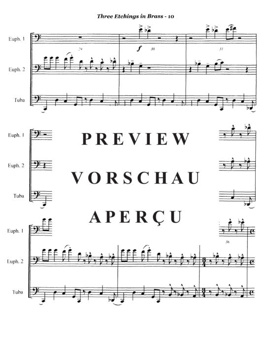 Produktgalerie: Seite 12 von 21 Three Etchings in Brass , , (Tuba Trio EET)