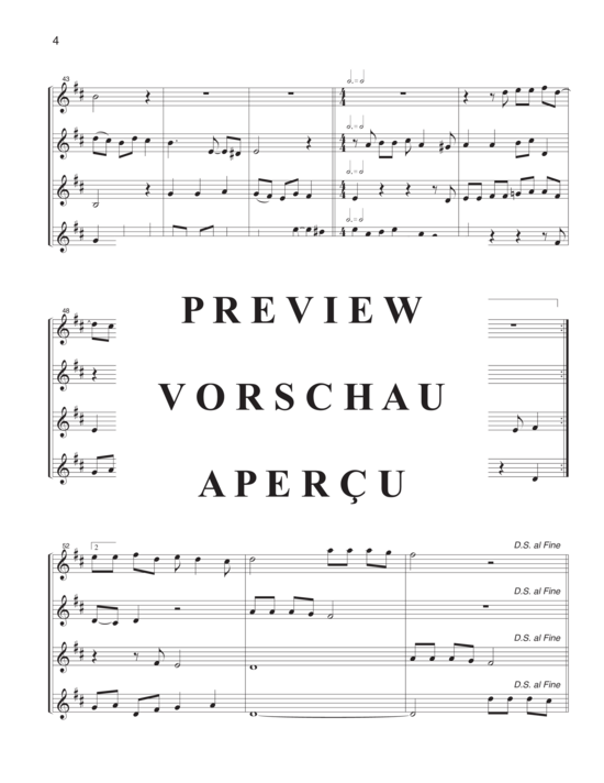 gallery: Ricercare (4/3 Trompeten in B und 1 Basstrompete/Posaume) , ,  (opt. Bass-Stimme für Teil 4)