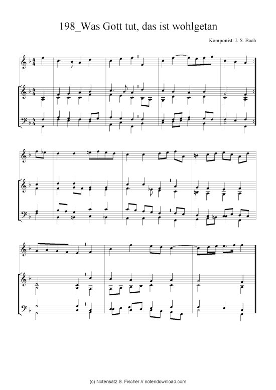Produktbild zu: Was Gott tut, das ist wohlgetan J. S. Bach