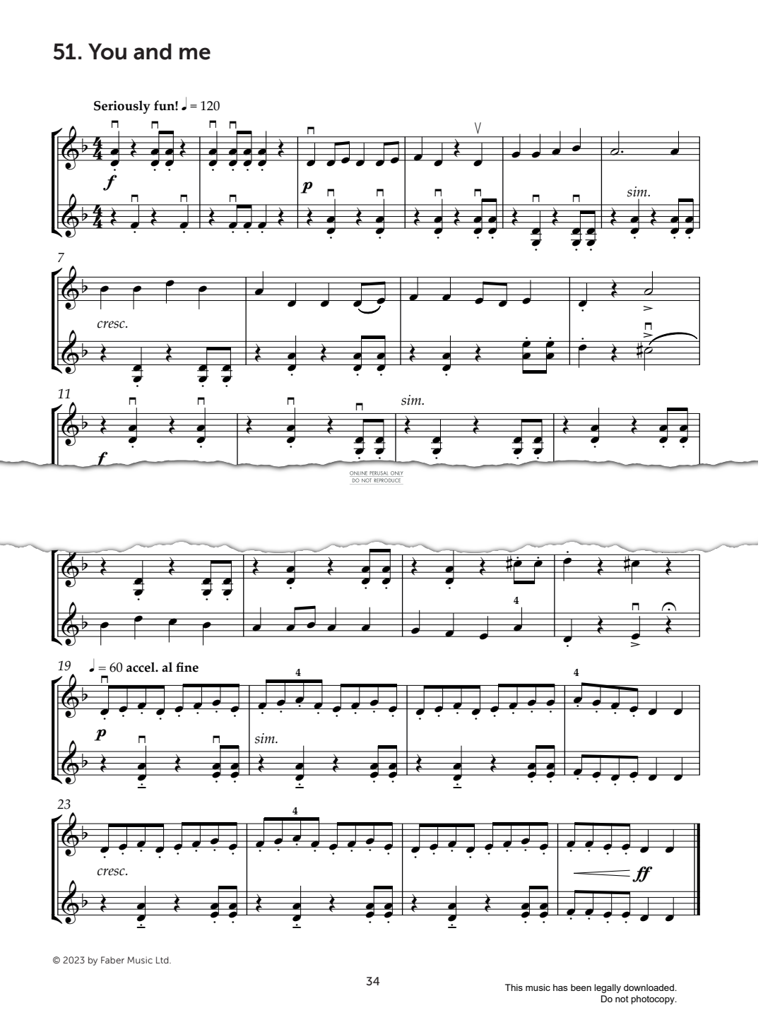 Produktgalerie: Seite 1 von 1 You And Me, Mark Wilson, Violine