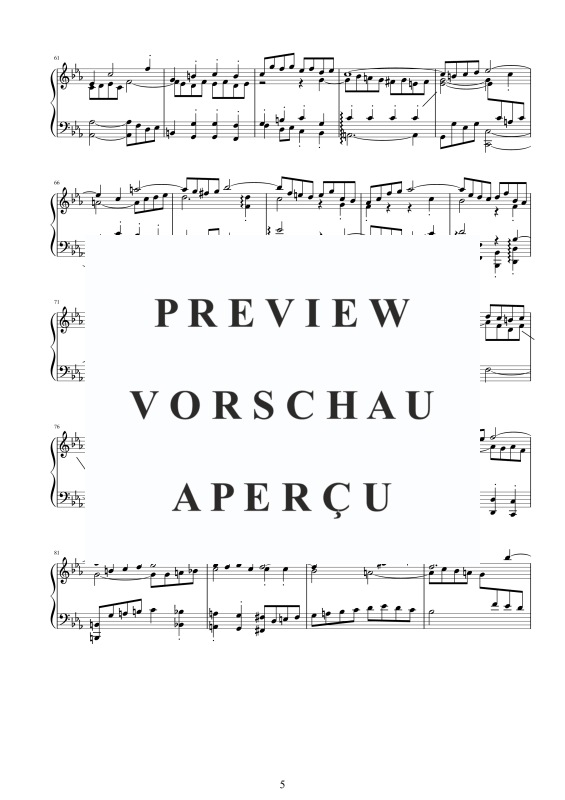 Produktgalerie: Seite 6 von 11 Fantasie und Fuge c-Moll BWV 537, , Klavier Solo