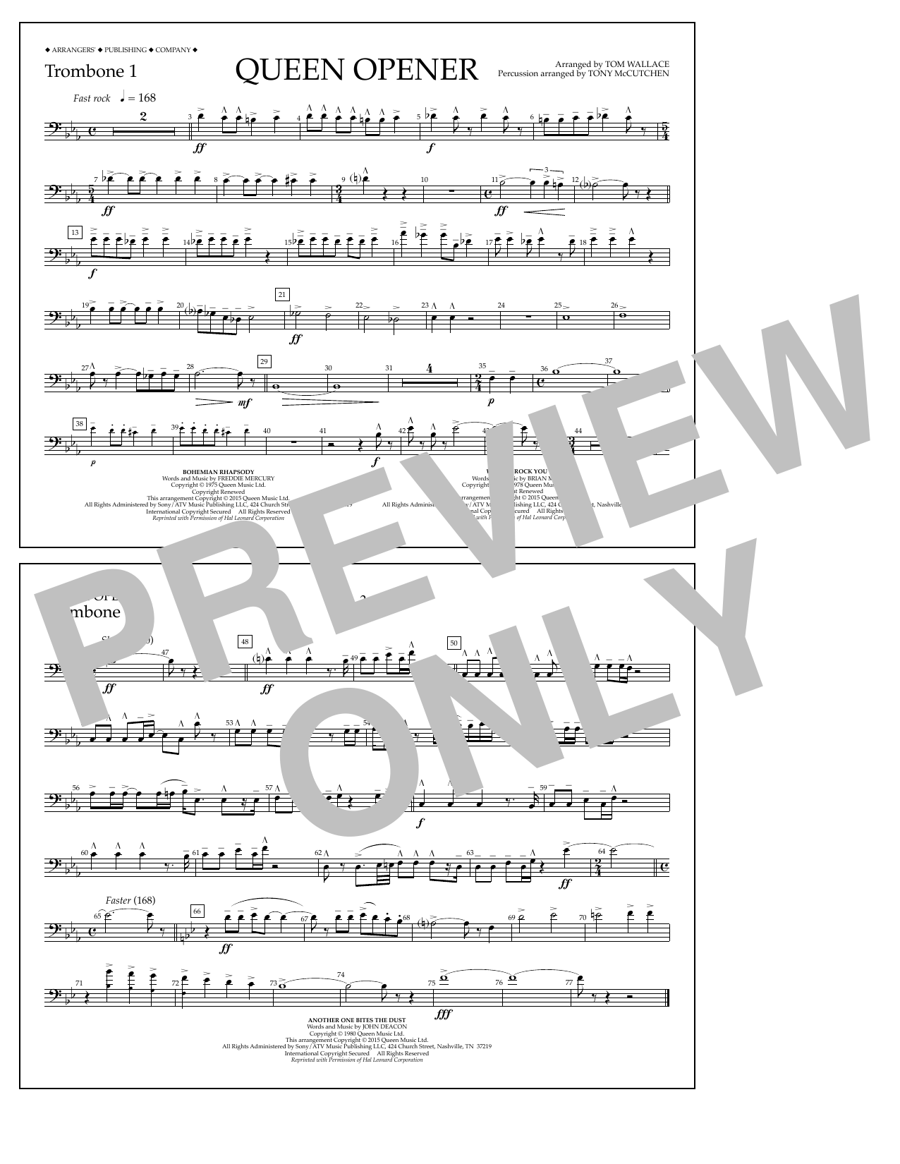 Product picture to: Queen Opener - Trombone 1