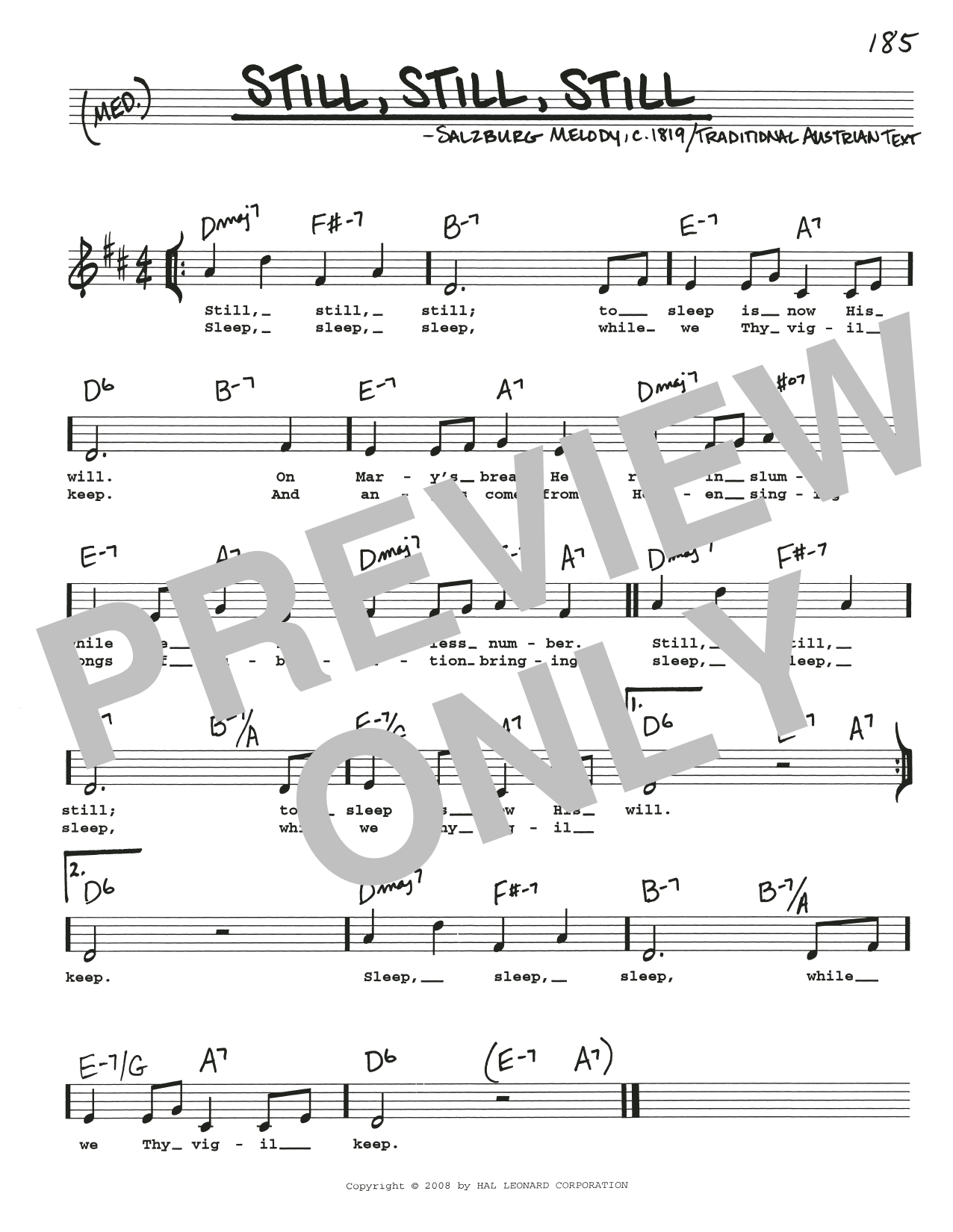 Product gallery: Page 1 of 1 Still, Still, Still, Traditional Austrian Text