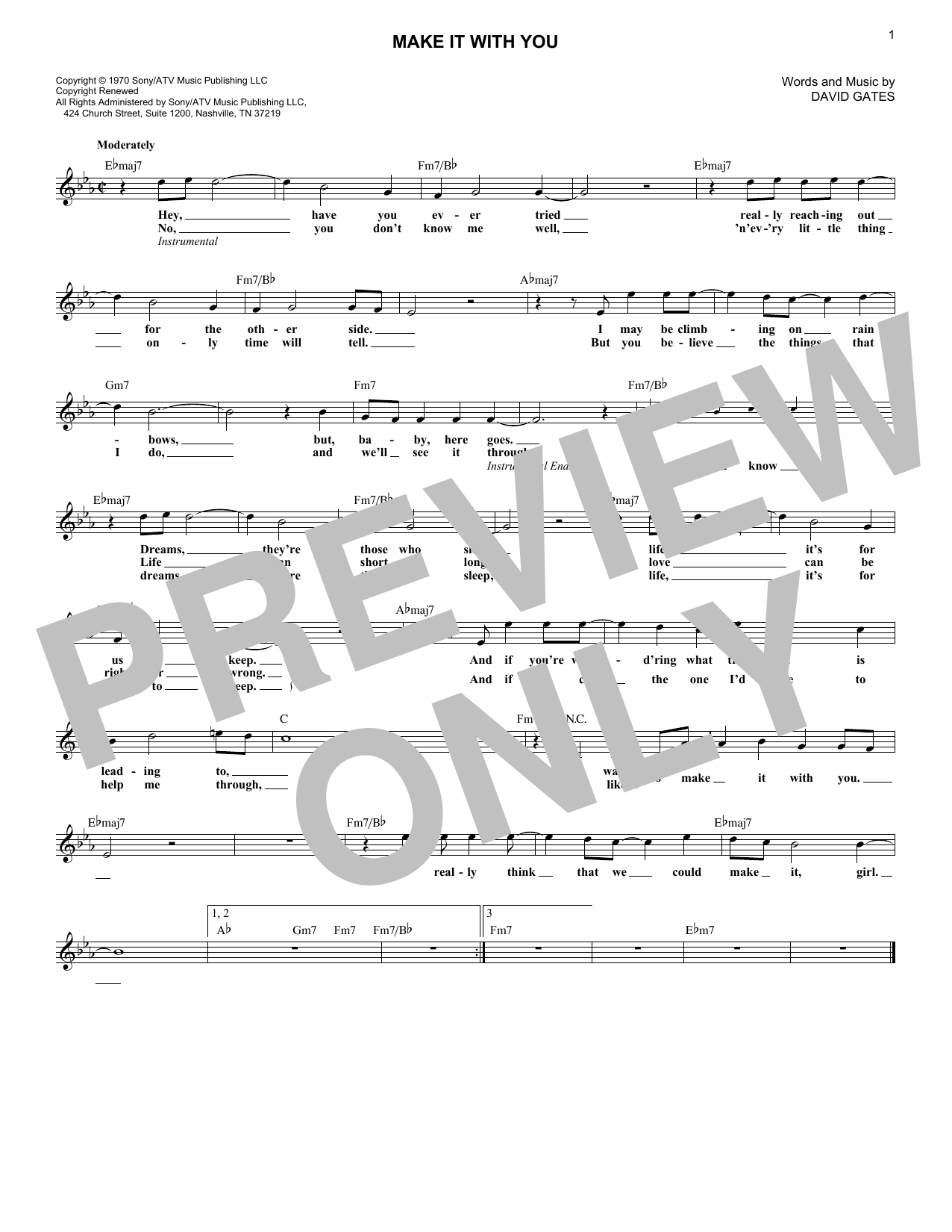 Produktbild zu: Make It With You