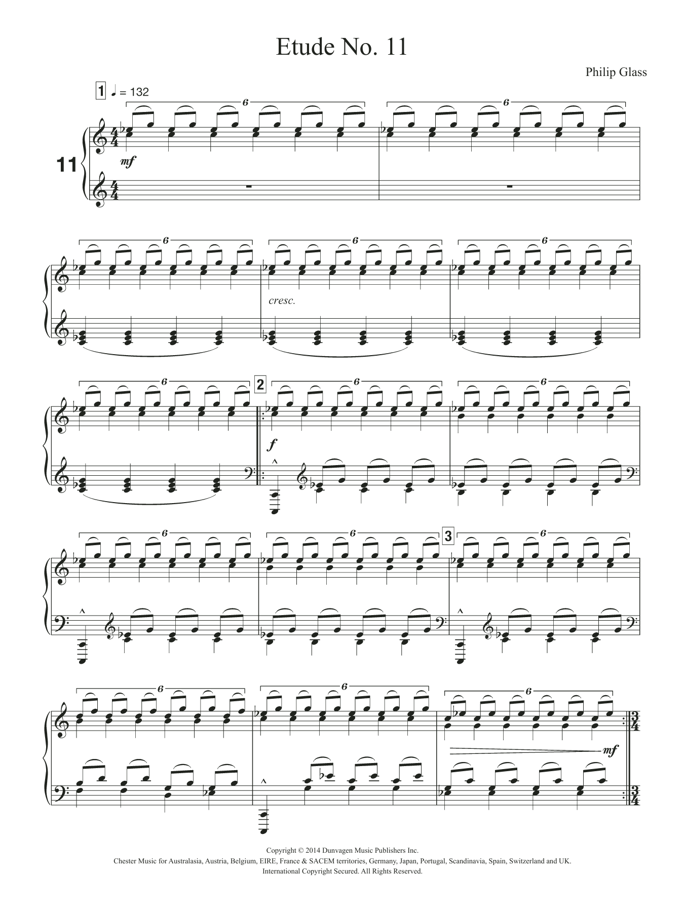 Produktbild zu: Etude No. 11
