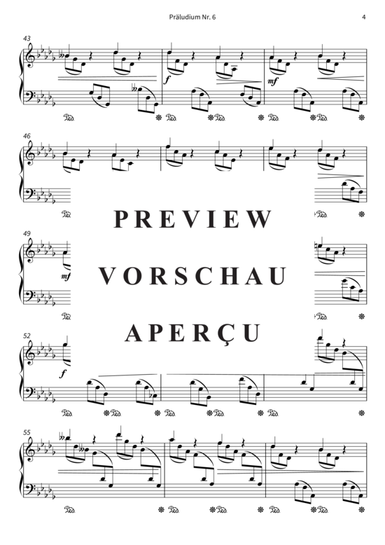 Product gallery: Page 7 of 8 Präludium Nr. 6 (Aus Acht Präludien op. 12) , , Piano Solo