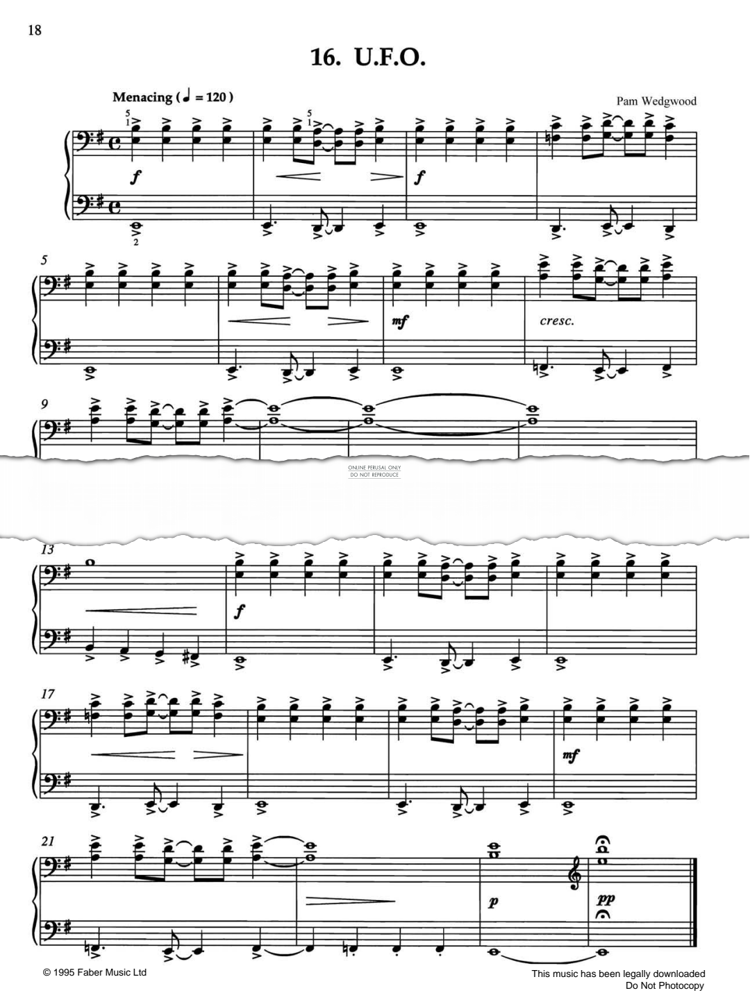 Produktgalerie: Seite 1 von 1 U.F.O., Pam Wedgwood, Klavier