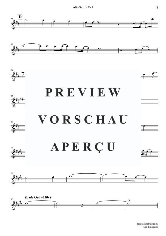 Produktgalerie: Seite 10 von 11 San Francisco, McKenzie, Scott, (Saxophon Trio AAA(T) + Klavier)