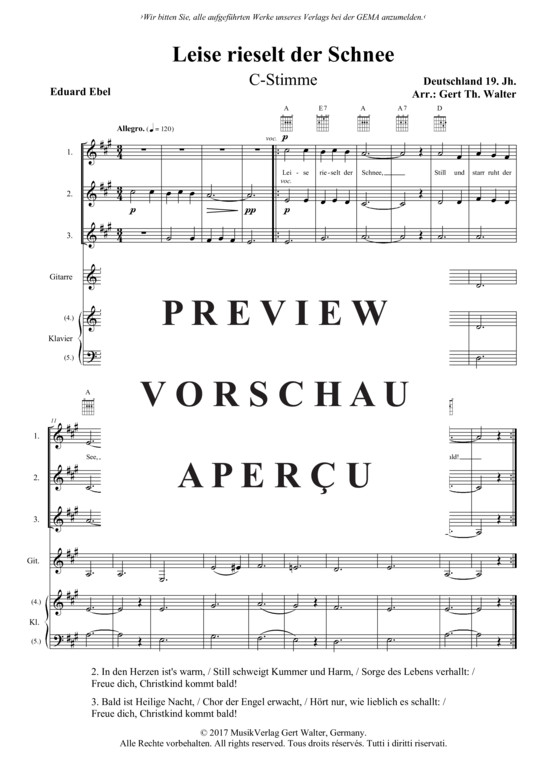 Produktgalerie: Seite 2 von 6 Leise rieselt der Schnee , , (flexibles Quintett)