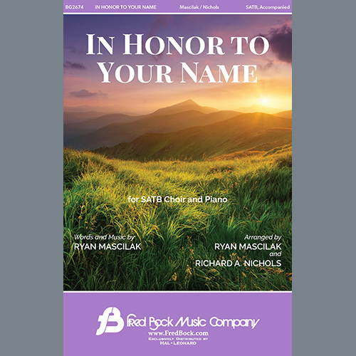 cover: In Honor To Your Name, Ryan Mascilak