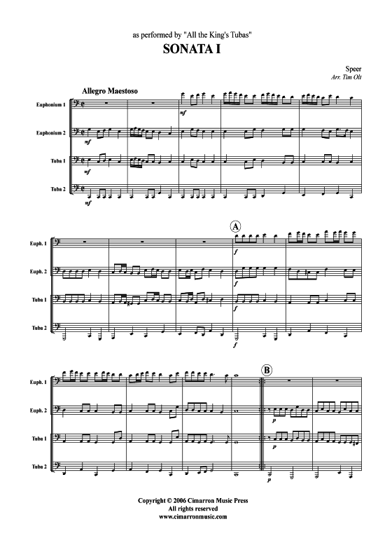 Product picture to: Sonata I Daniel Speer