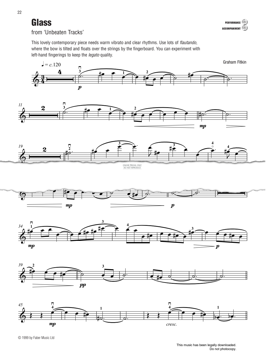 Produktgalerie: Seite 1 von 1 Glass (from 'Unbeaten Tracks'), Graham Fitkin, Klavier, Violine