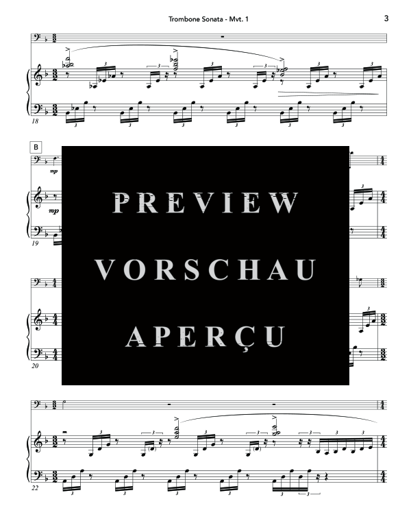 Product gallery: Page 7 of 11 Trombone Sonata (Antarä), , (trombone and piano)