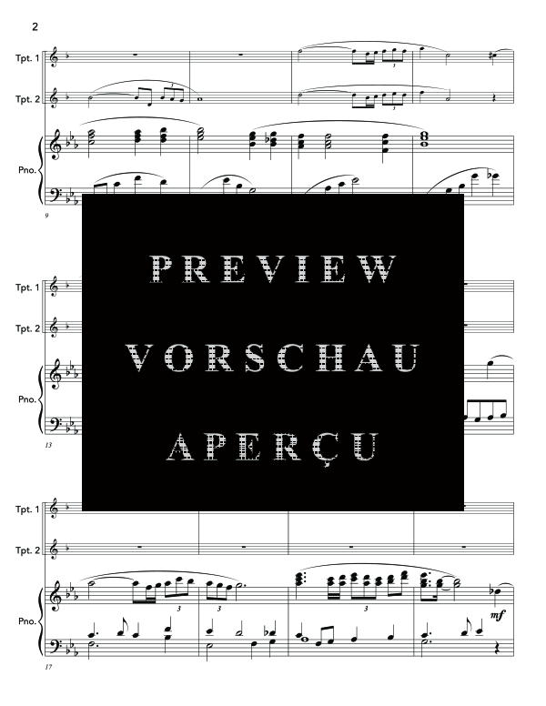 Produktgalerie: Seite 6 von 11 Doble o Nada, , (Trio 2x Trompete in B und Klavier)