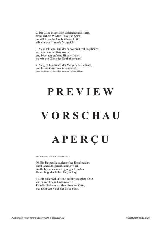 Product gallery: Page 3 of 3 Beglückt, wer die Geliebte findet , , Piano and Voice