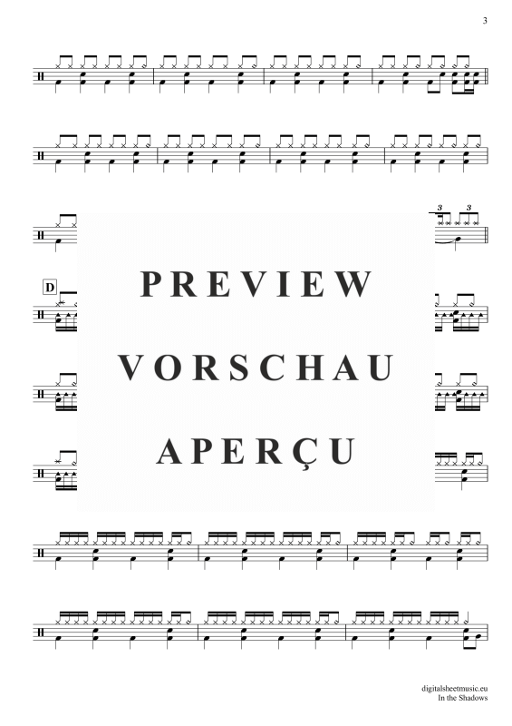 gallery: In The Shadows, Rasmus, Drums