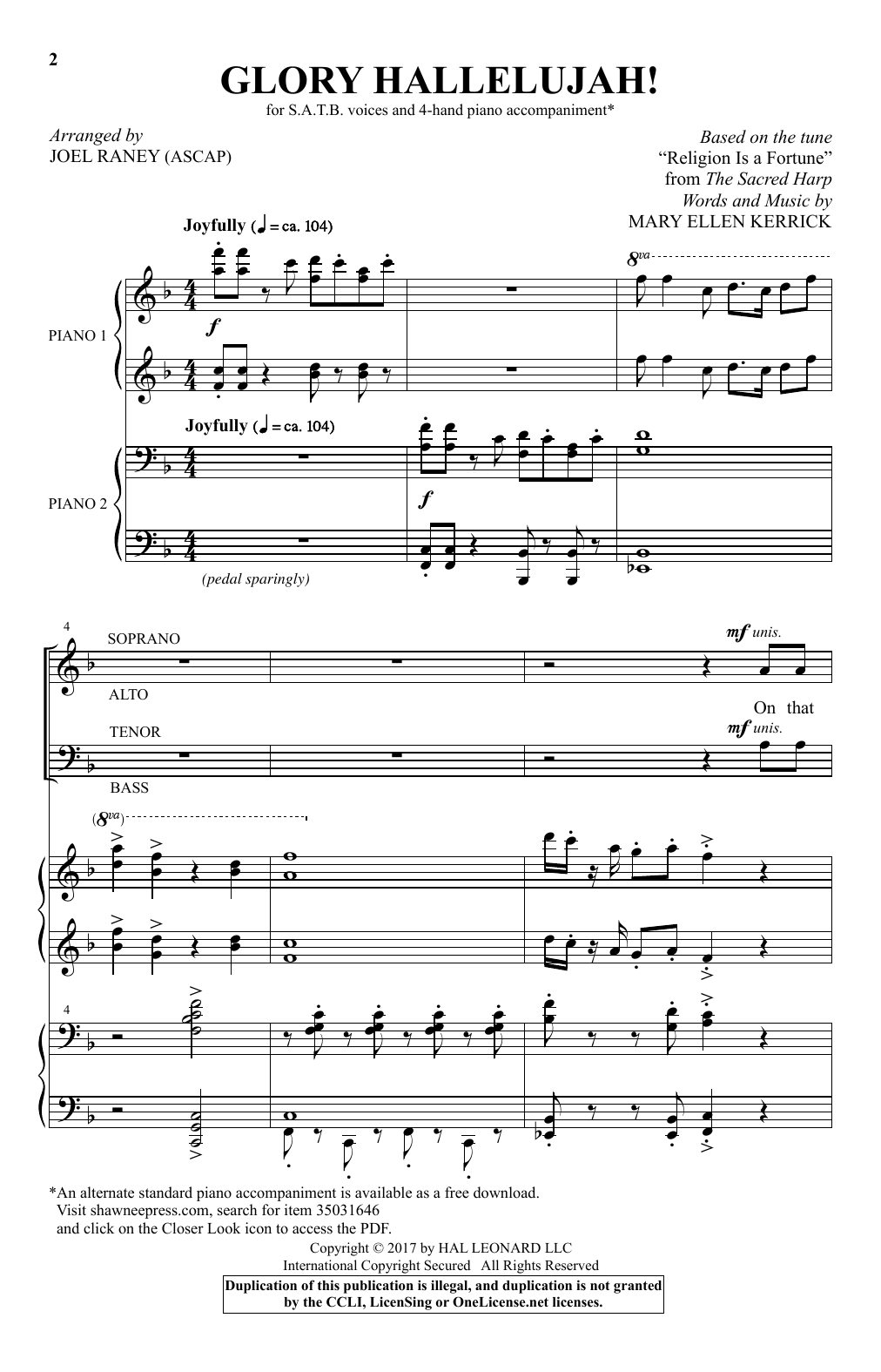 Produktbild zu: Glory Hallelujah!