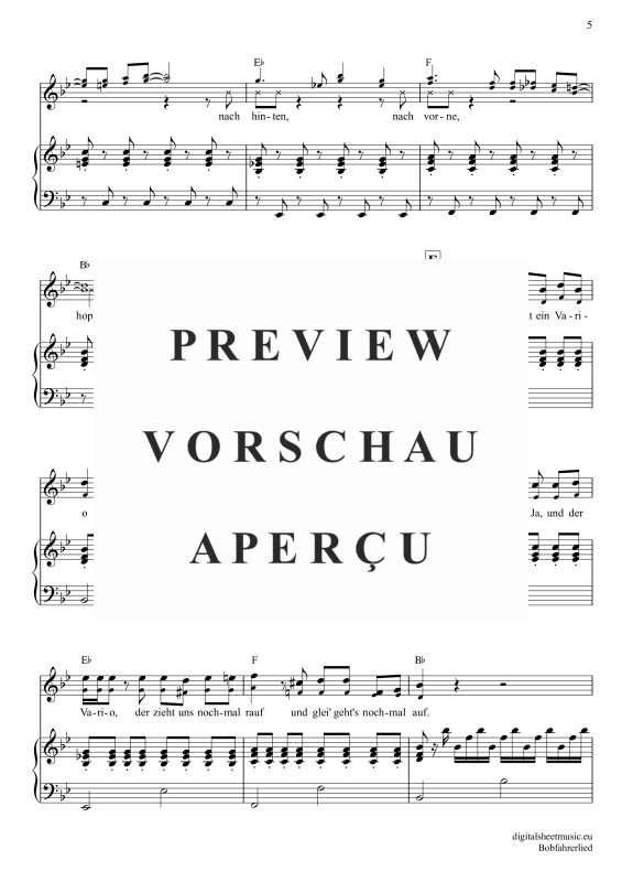 gallery: Bobfahrer-Lied, Buam, Troglauer, Gesang mit Klavierbegleitung