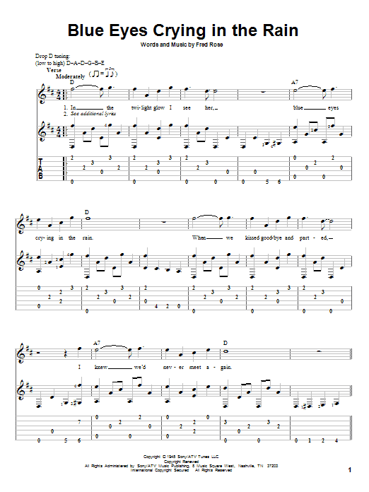 Produktgalerie: Seite 1 von 1 Blue Eyes Crying In The Rain, Willie Nelson, Gitarre