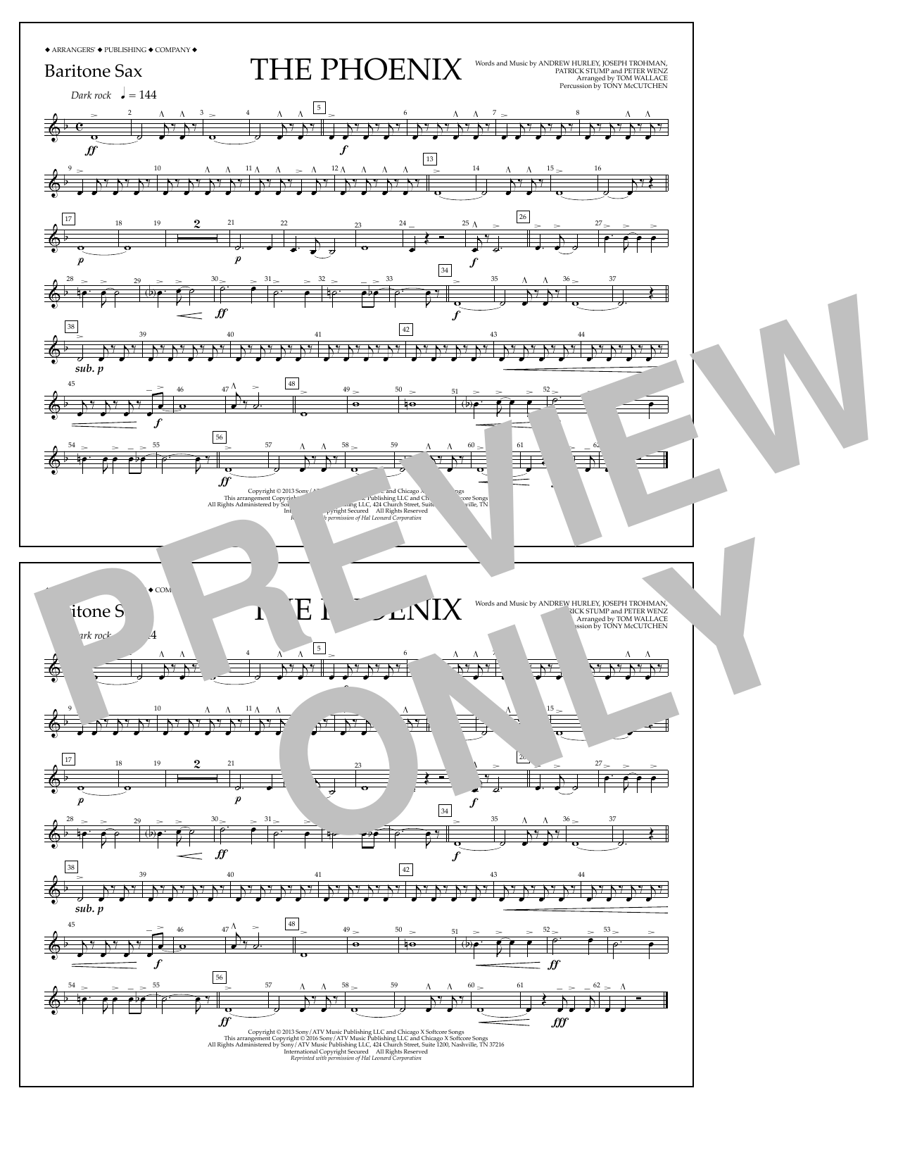 Produktbild zu: The Phoenix - Baritone Sax