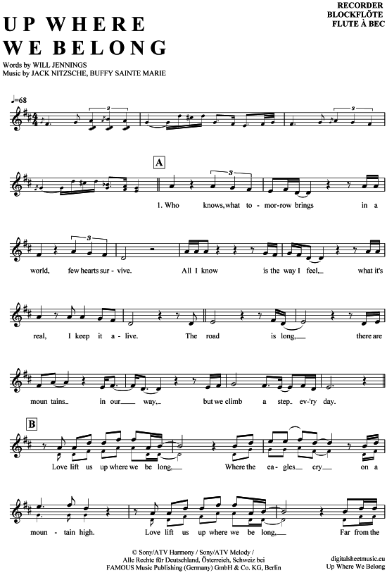 Product picture to: Up where we belong Joe Cocker / Jennifer Warnes