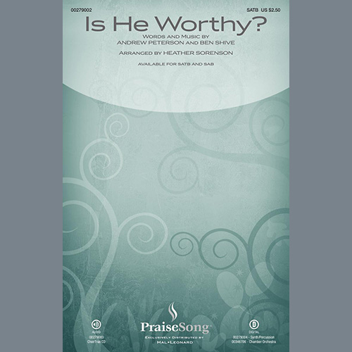 Product picture to: Is He Worthy? (arr. Heather Sorenson)