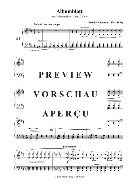 Produktgalerie: Seite 2 von 3 Albumblatt , , Klavier Solo