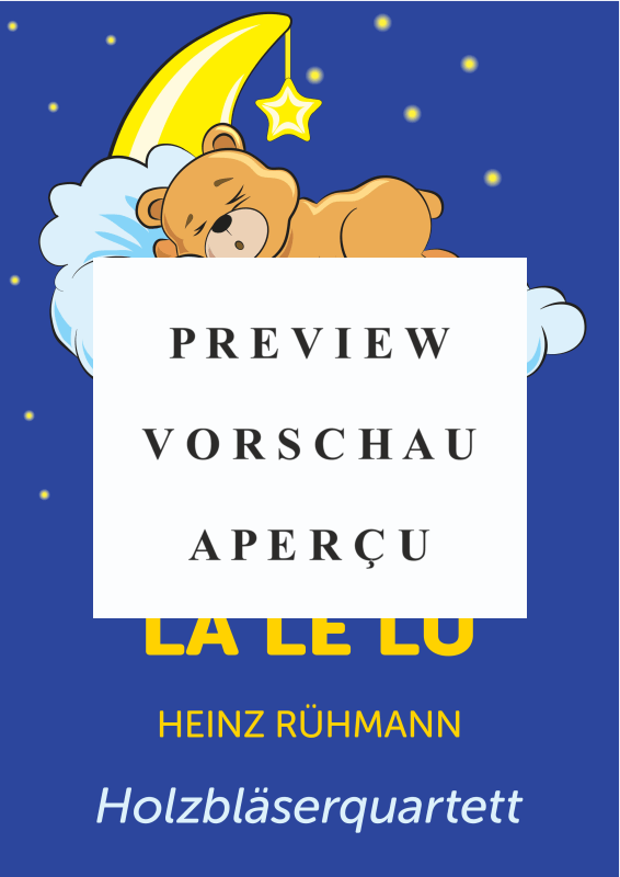 Product gallery: Page 2 of 11 La - Le - Lu, Heinz Rühmann, (Woodwind Quartet)