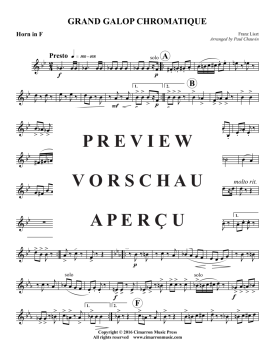 gallery: Grand Galop Chromatique , , (Blechbläserquintett)