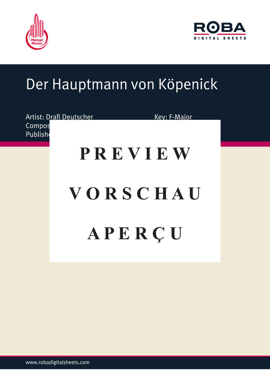 gallery: Der Hauptmann von Köpenick , Deutscher, 	Drafi, (Klavier + Gesang)