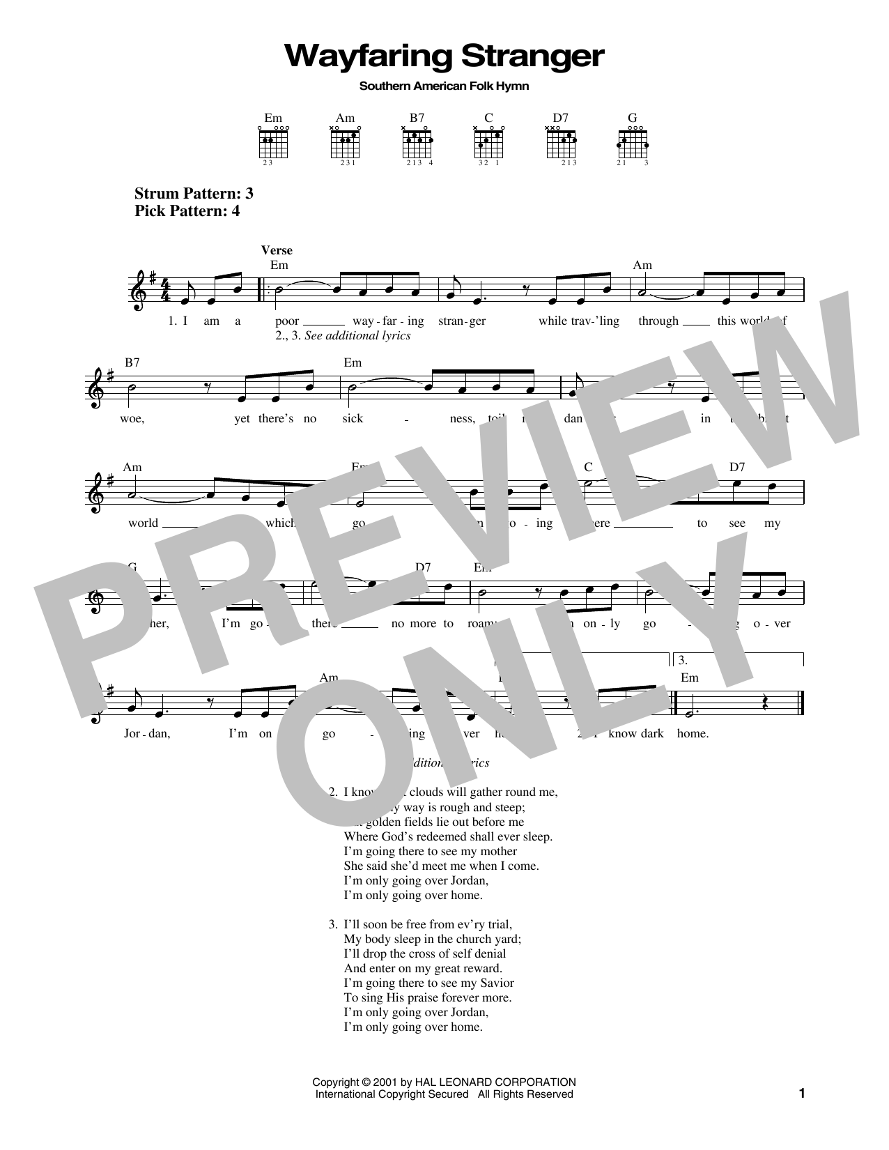 Product picture to: Wayfaring Stranger
