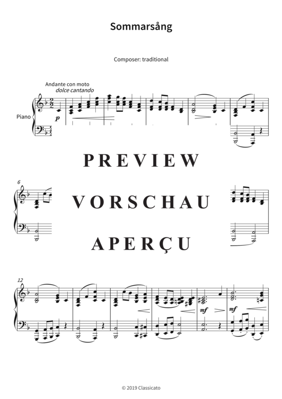 Product gallery: Page 4 of 7 Sommarsång , , Piano Solo