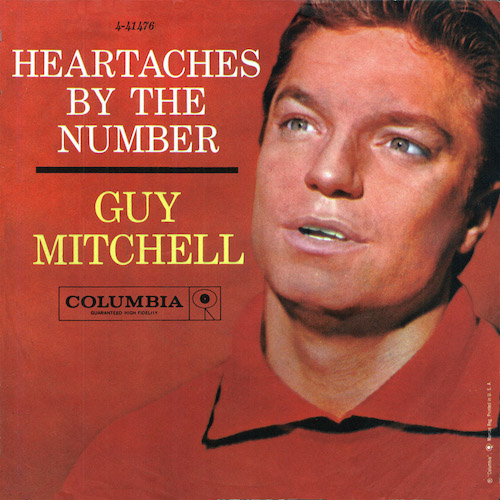 cover: Heartaches By The Number, Guy Mitchell, Klavier