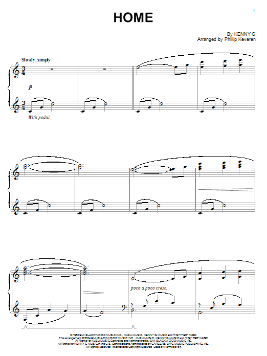 Produktbild zu: Home (arr. Phillip Keveren)