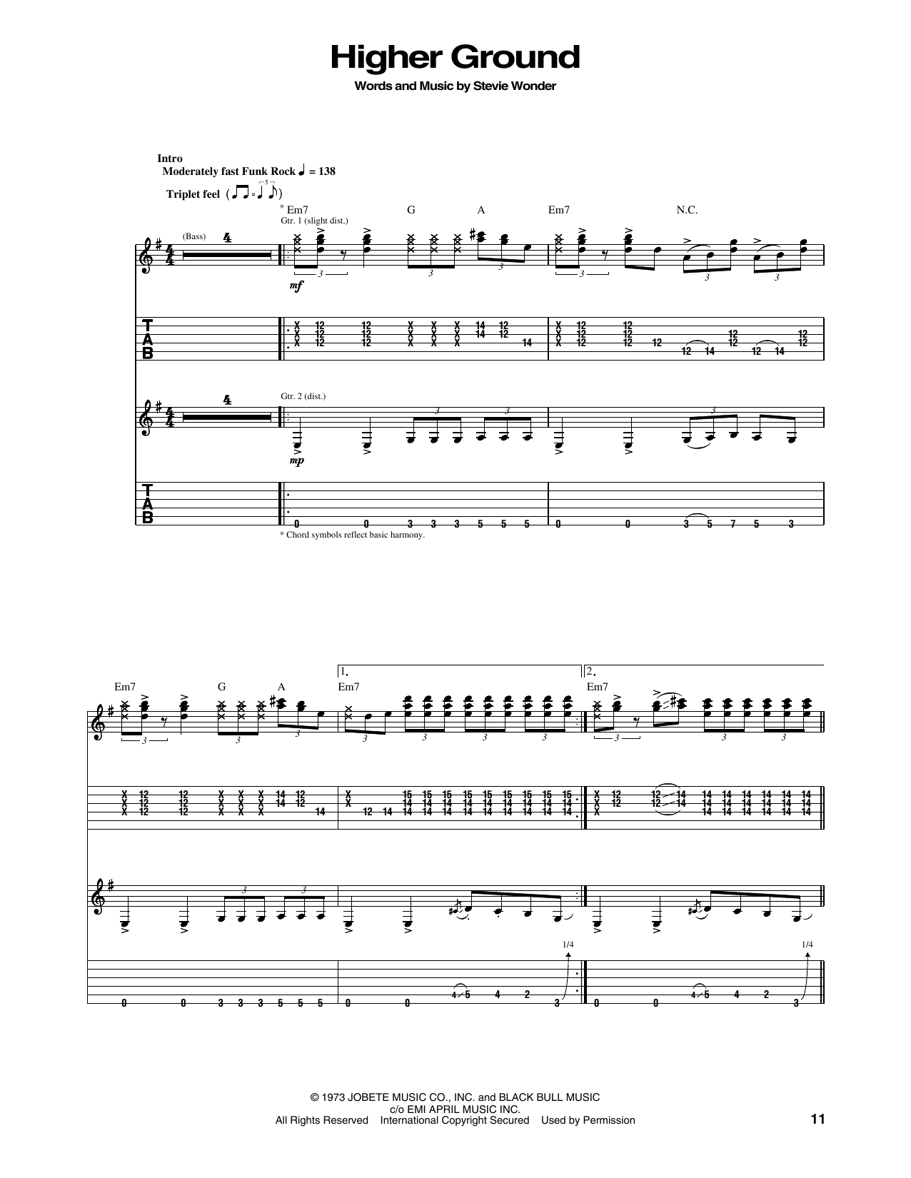 Produktbild zu:  Higher Ground - Red Hot Chili Peppers