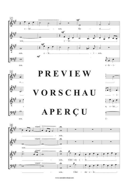 gallery: Messe , , (Gemischter Chor SATB)