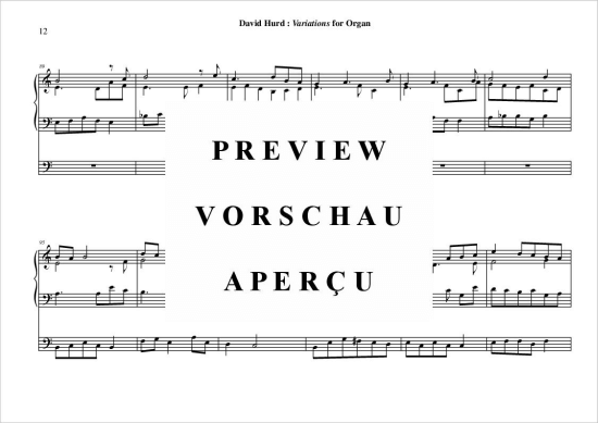 Product gallery: Page 13 of 19 Variations , , (Orgel Solo)