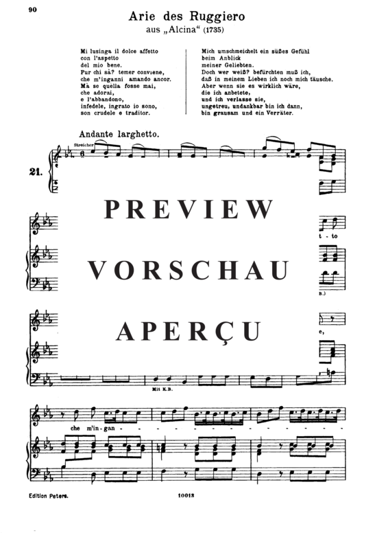 Product gallery: Page 2 of 5 Mi lusinga il dolce affetto, , Soprano Solo and Piano