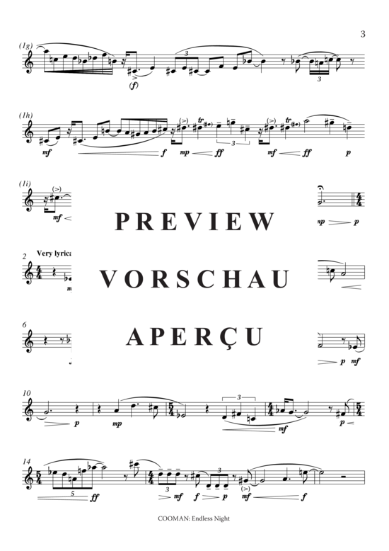 Produktgalerie: Seite 4 von 8 Endless Night , , (Englischhorn Solo)