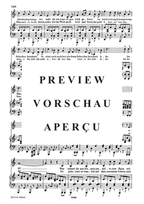 gallery: Abschied D.957-7 (Schwanengesang), , Gesang mittel und Klavier
