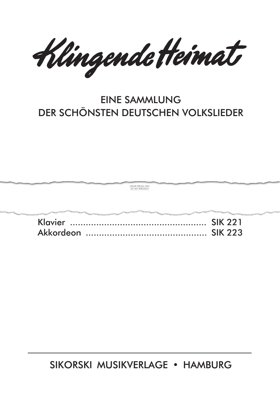 Produktbild zu: Klingende Heimat [Sounding Native Country]