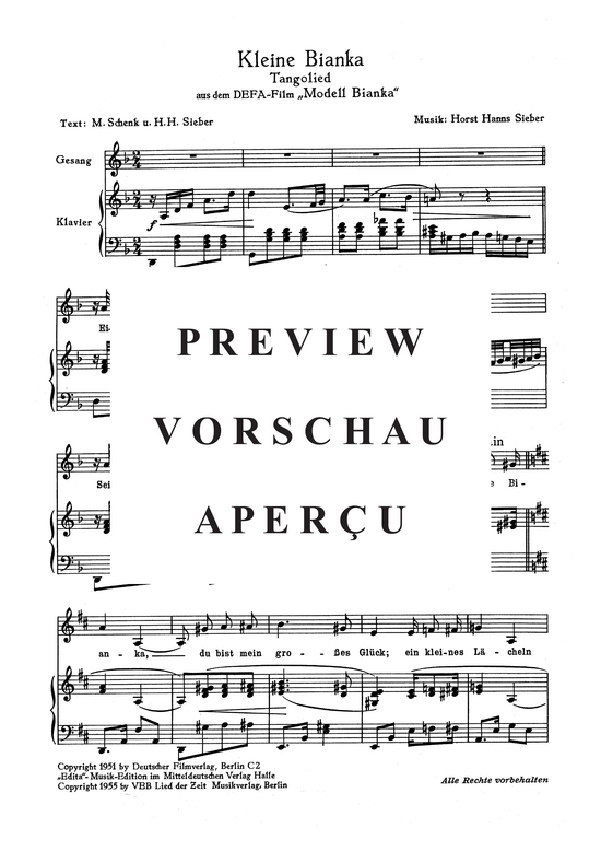 Product gallery: Page 10 of 13 Musik aus Filmen der DEFA , , Piano and Voice