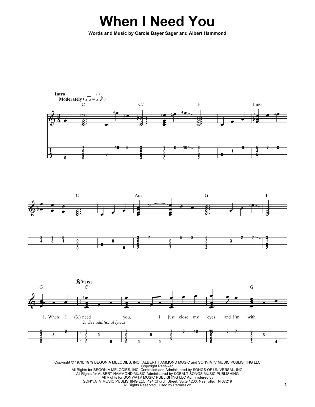 Product gallery: Page 1 of 1 When I Need You, Leo Sayer