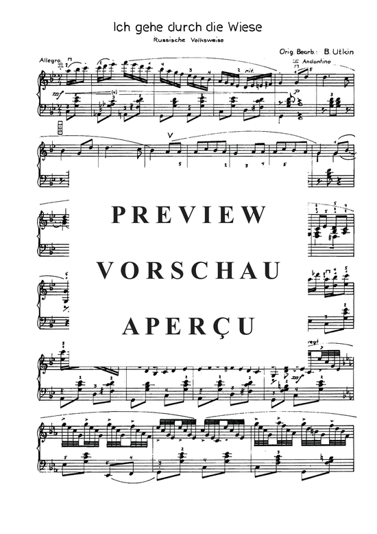 Product gallery: Page 4 of 4 Ich gehe durch die Wiese , , (accordion)