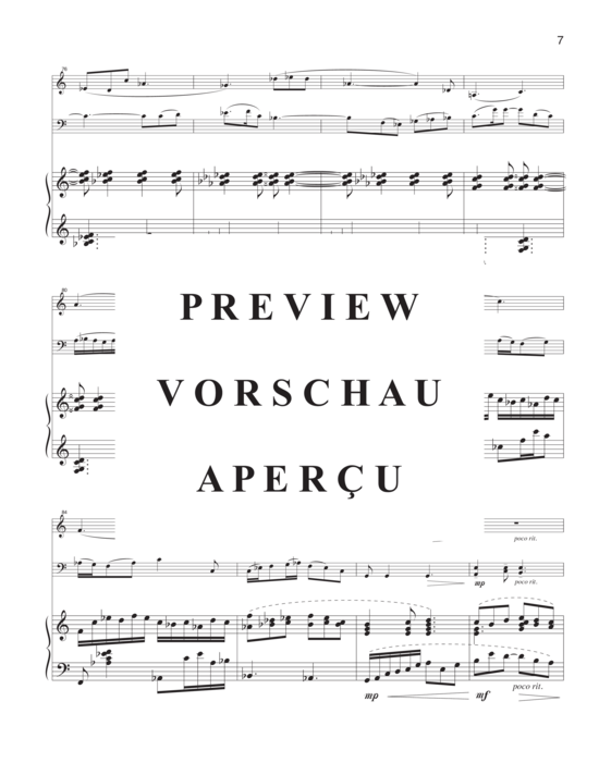 Product gallery: Page 12 of 21 Remembrances , , (trumpet, cello and piano)