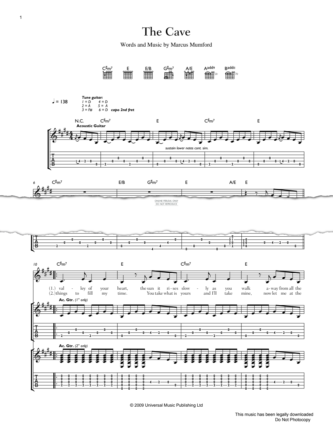 gallery: The Cave, Mumford & Sons