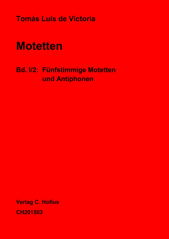 Produktbild zu: Fünfstimmige Motetten und Antiphonen