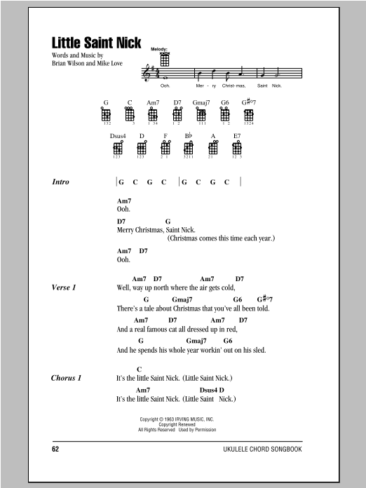 Product gallery: Page 1 of 1 Little Saint Nick, The Beach Boys