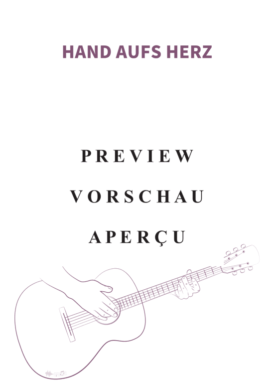 gallery: Hand aufs Herz (Gesang + Akkorde) , Yvaine,  (Leadsheet)