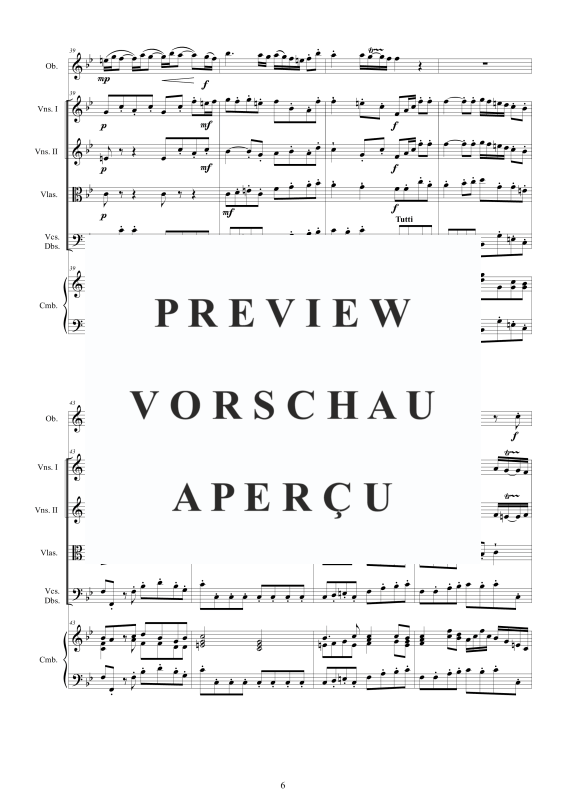 Produktgalerie: Seite 7 von 11 Concerto No.11 in B-Dur Op.9, , Oboe Solo, Streicher Ensemble und Cembalo